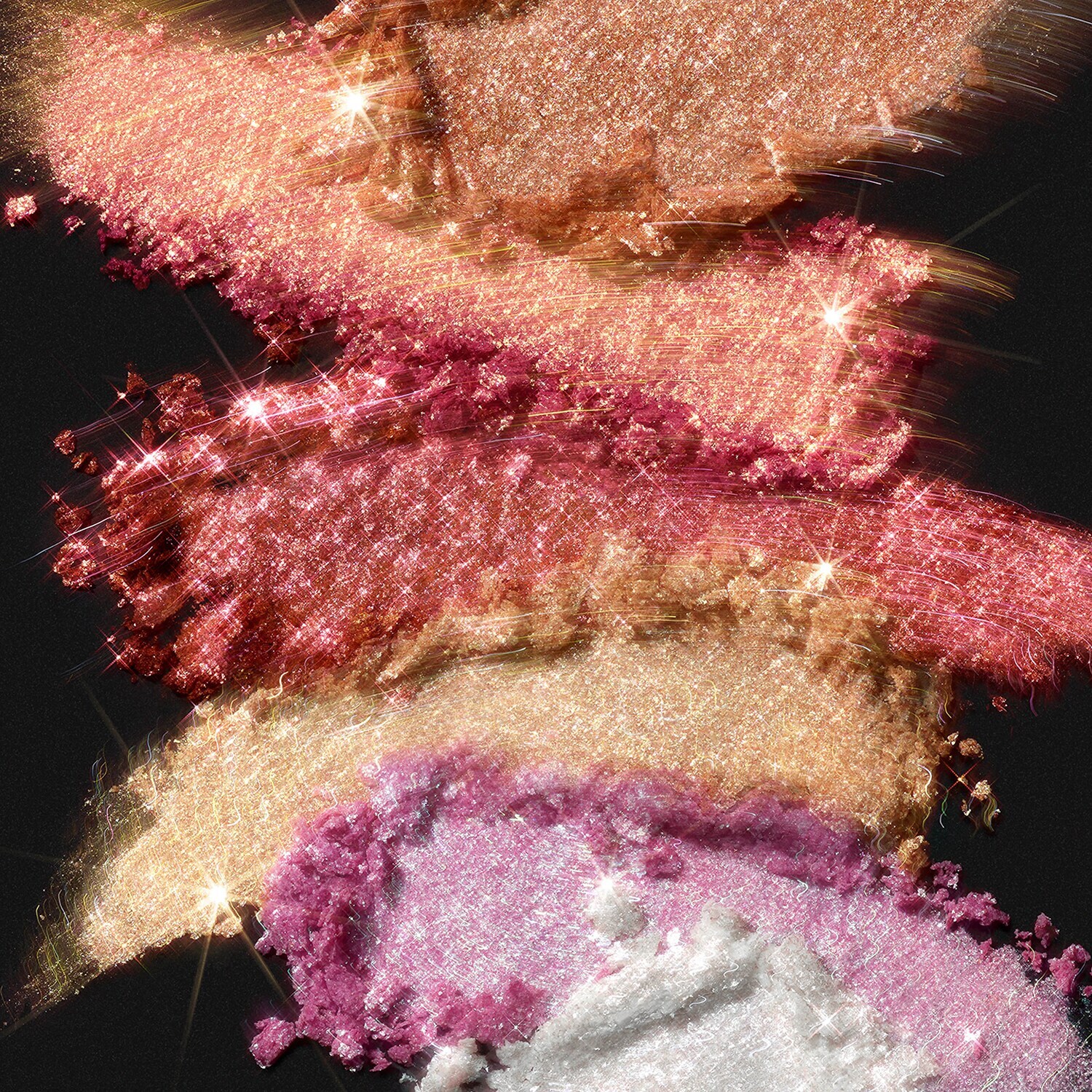 Fard à Paupières Sephora Gleaming Stones – Palette à Paillettes, Assortiment De Teintes
