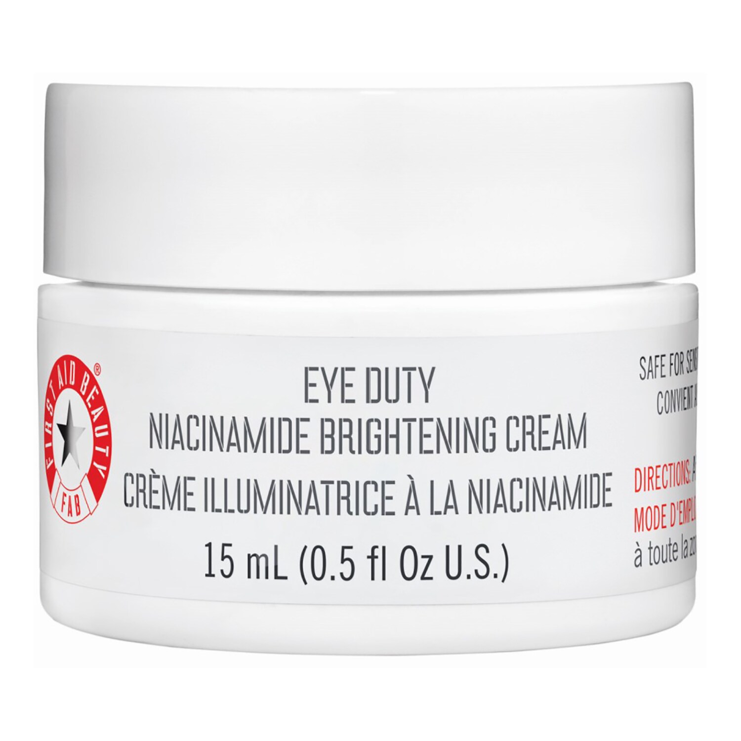 Eye Duty Niacinamide Brightening Cream Crème illuminatrice de FIRST