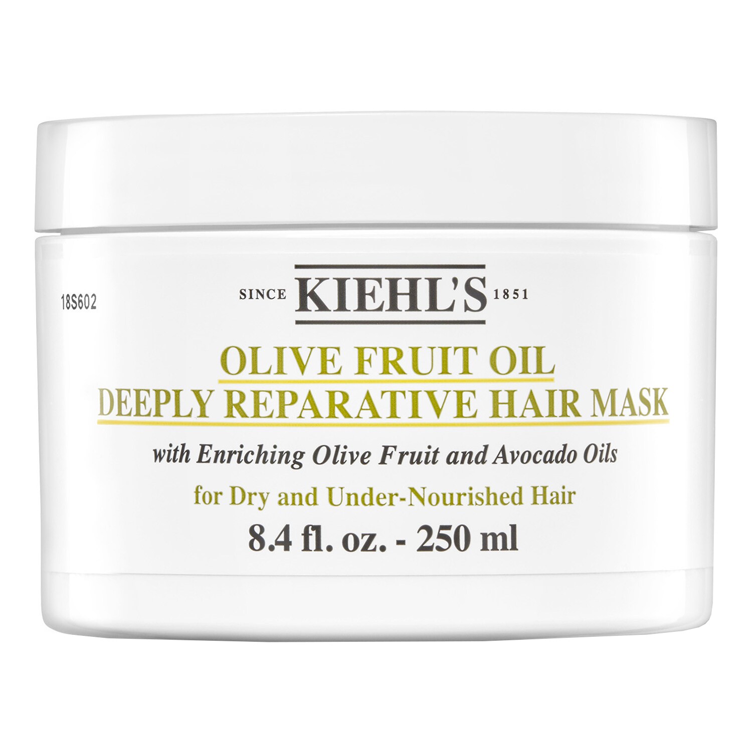 Olive Fruit Oil Deeply Repairative Hair Mask Masque réparateur pour cheveux de KIEHL'S SINCE