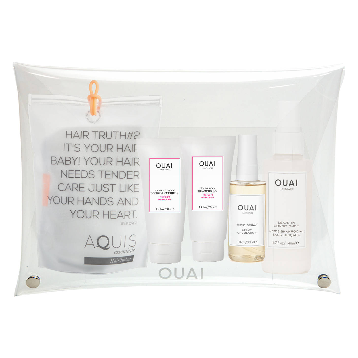 OUAI X AQUIS Set Coffret Cheveux de OUAI HAIRCARE ≡ SEPHORA