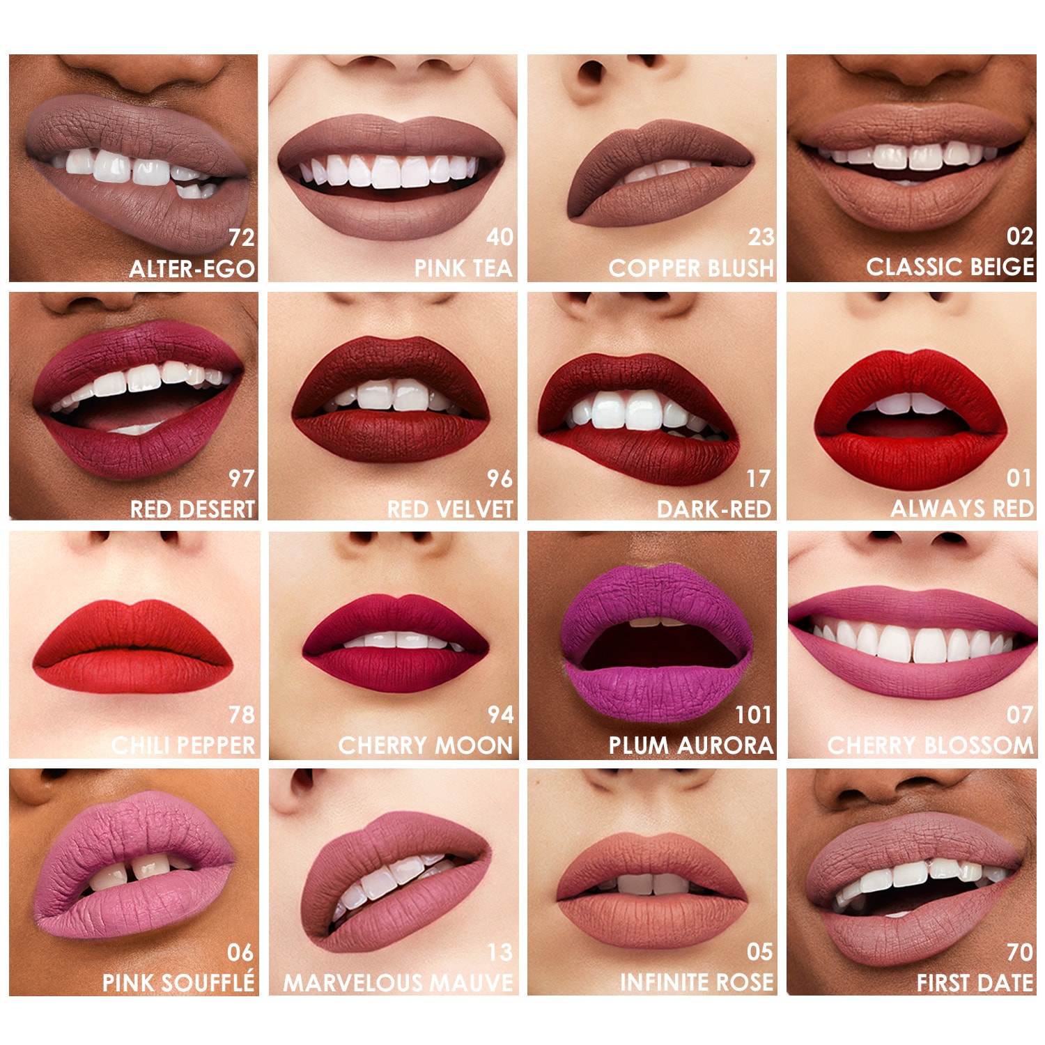 Cream lip stain Mat Rouge à lèvres mat de SEPHORA COLLECTION ≡ SEPHORA