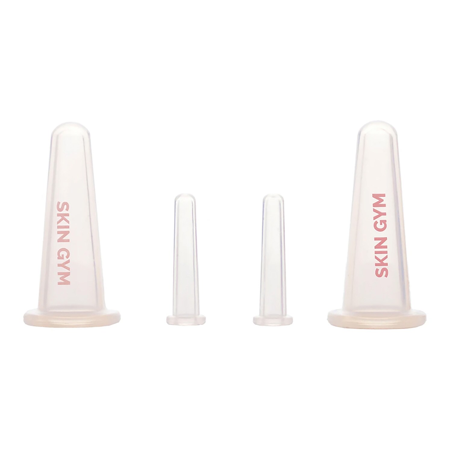 Kit De 4 Ventouses Visage / Corps - Anti-rides, Massage - Violet, Avec Sac En Tissu - Pour Soins à Domicile