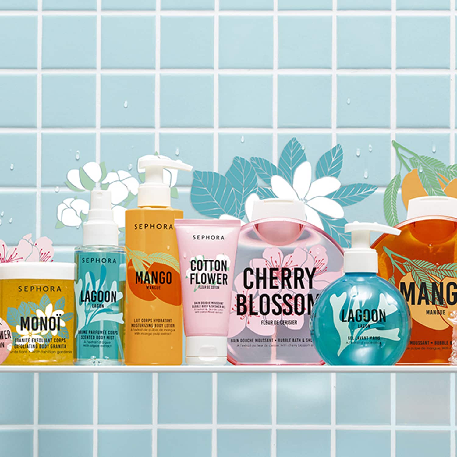 Gel douche bain moussant Gel douche parfumé SEPHORA COLLECTION