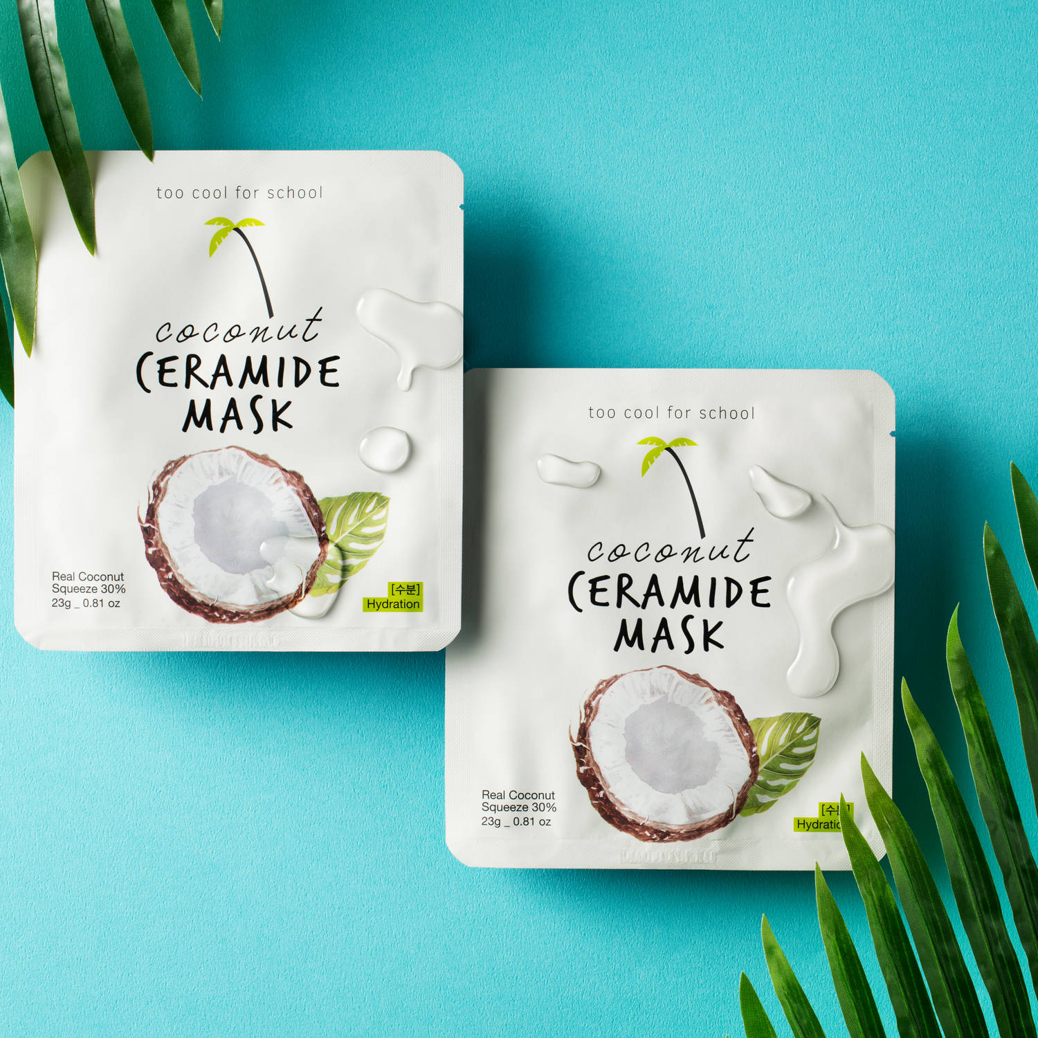 Coconut Sheet Mask Masque Tissu Visage Coco de TOO COOL FOR SCHOOL ≡