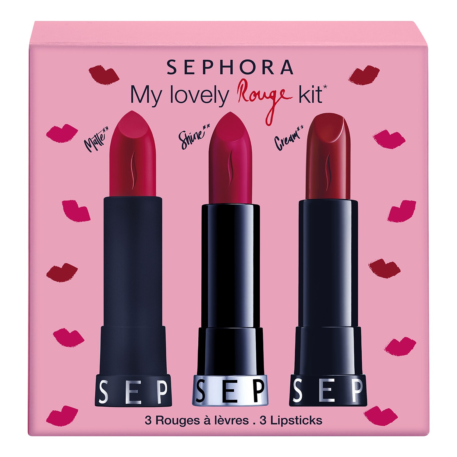 My lovely ROUGE kit Coffret rouge à lèvres Sephora Rouge de SEPHORA COLLECTION ≡ SEPHORA