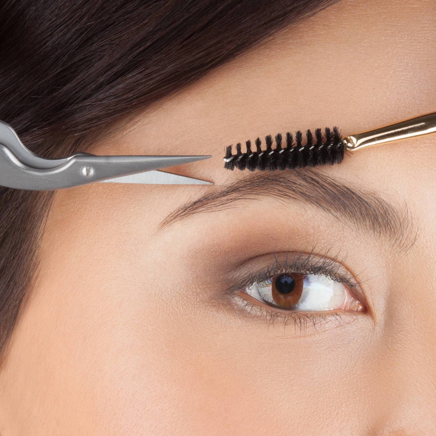 Brow Shaping Scissors & Brush Ciseaux et brosse à sourcils de