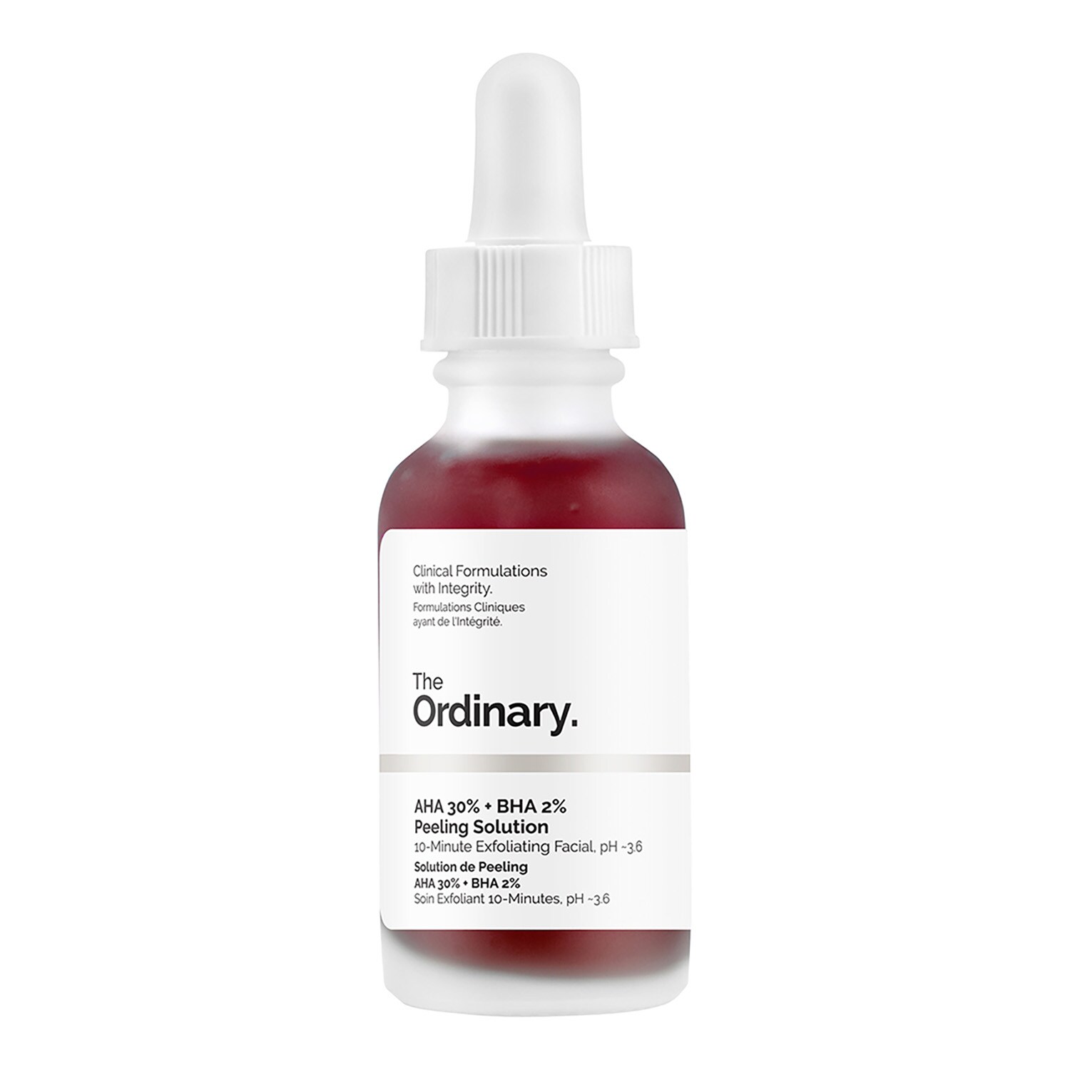 Solution de Peeling AHA 30 + BHA 2 Soin Exfoliant de THE ORDINARY ≡