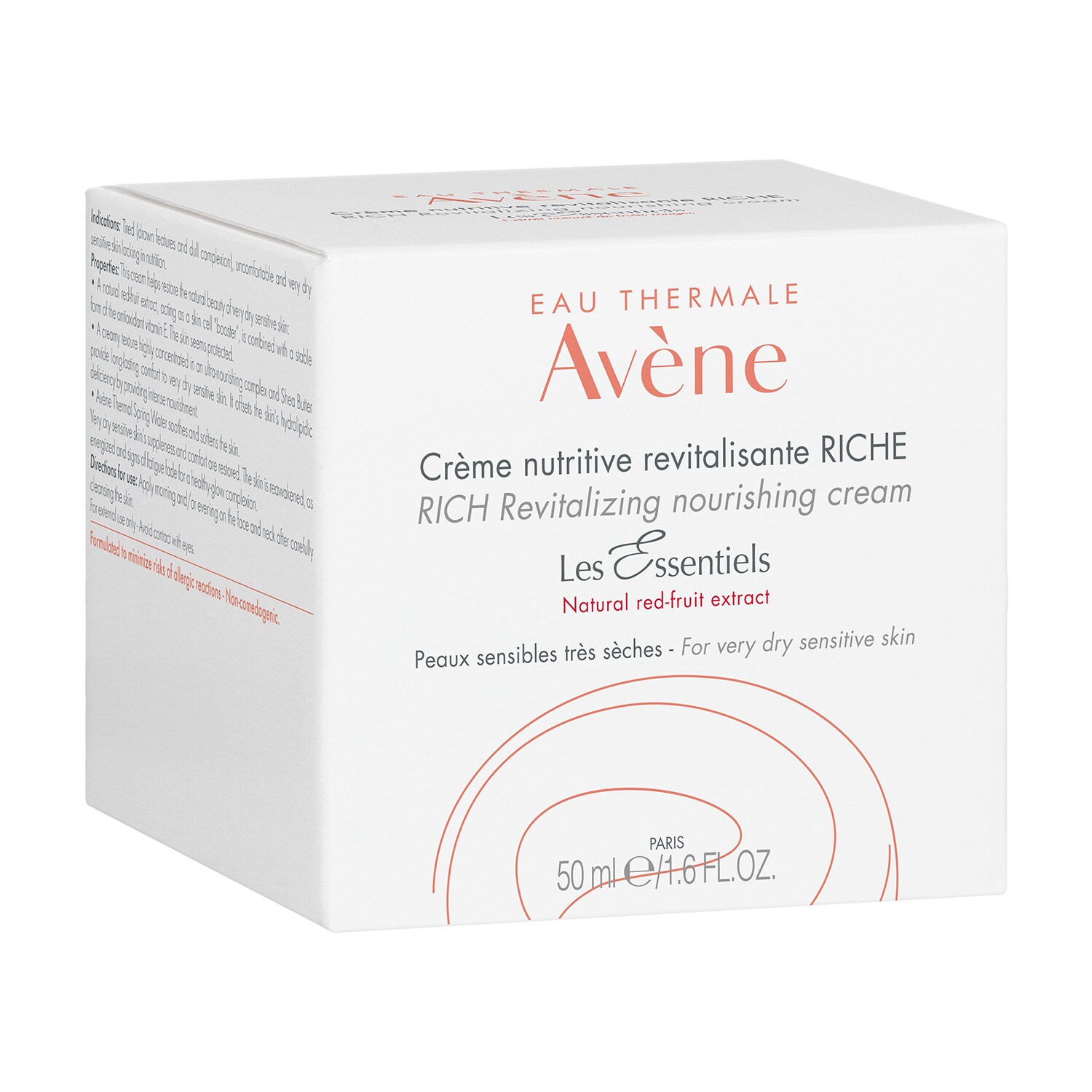 Crème nutritive revitalisante riche Crème hydratante visage de AVENE