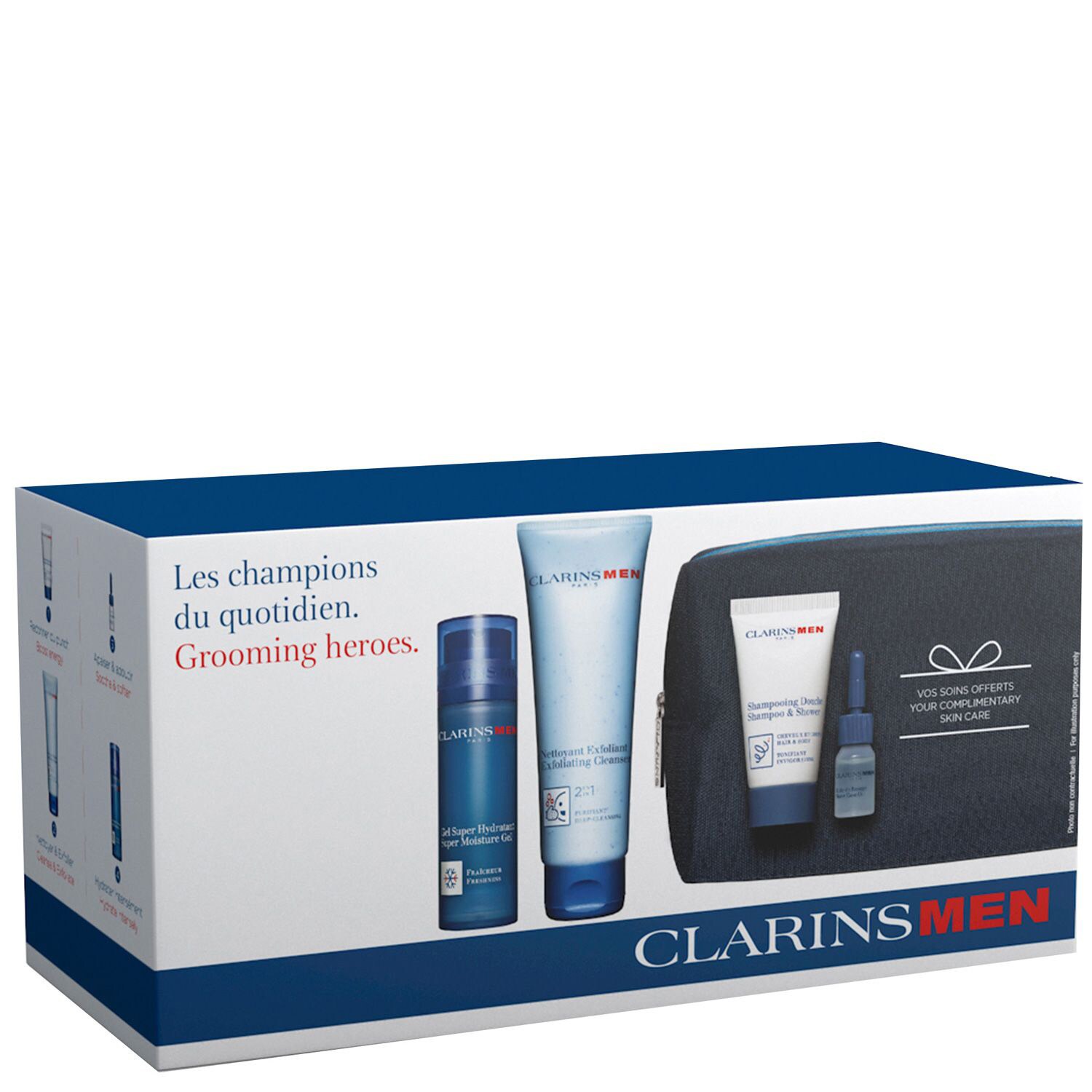 COFFRET SOIN CLARINSMEN GEL SUPER HYDRATANT Coffret hydratation homme de CLARINS ≡ SEPHORA