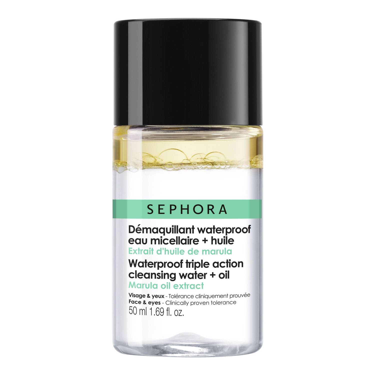 Démaquillant Waterproof Eau Micellaire Huile Visage Et Yeux Format Voyage