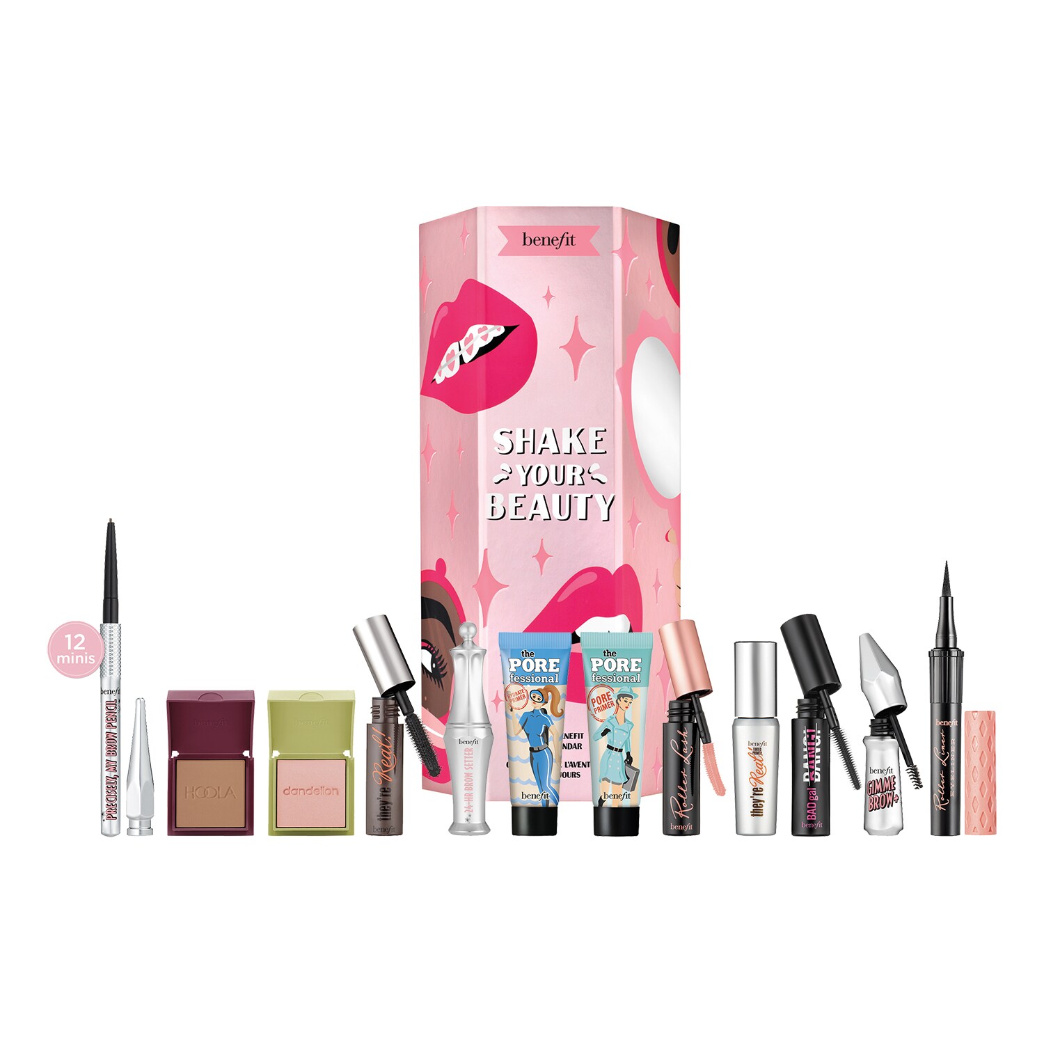 Shake Your Beauty Calendrier de l'avent 2020 de BENEFIT COSMETICS ≡