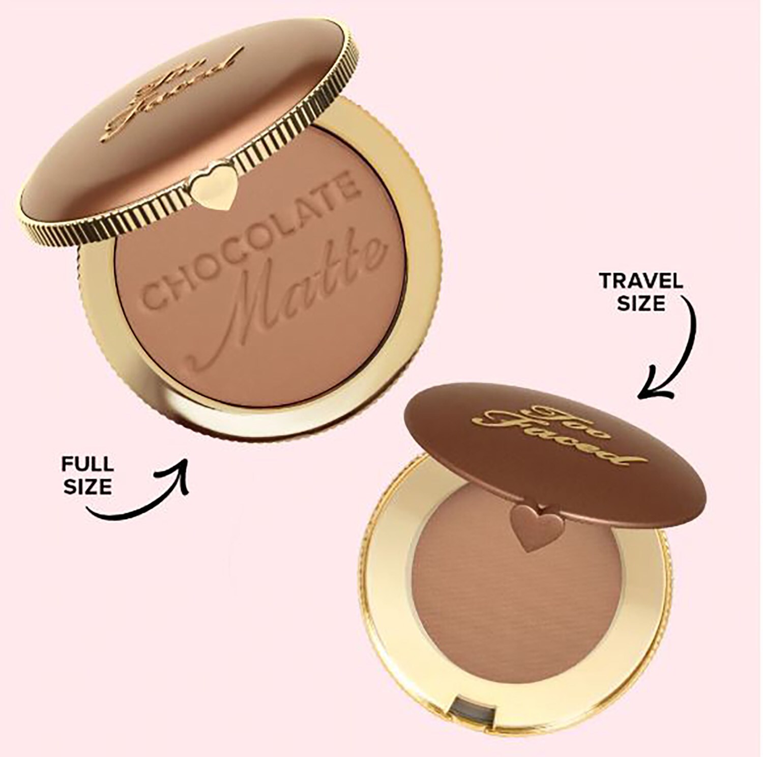 Chocolate Soleil Bronzer Poudre Bronzante Fini Matte Format Voyage de