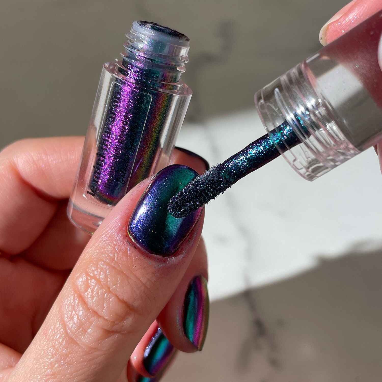 Set De 2 Vernis à Ongles Yves Rocher - Argent Pailleté + Blanc Orchidée, 5 Ml Chacun