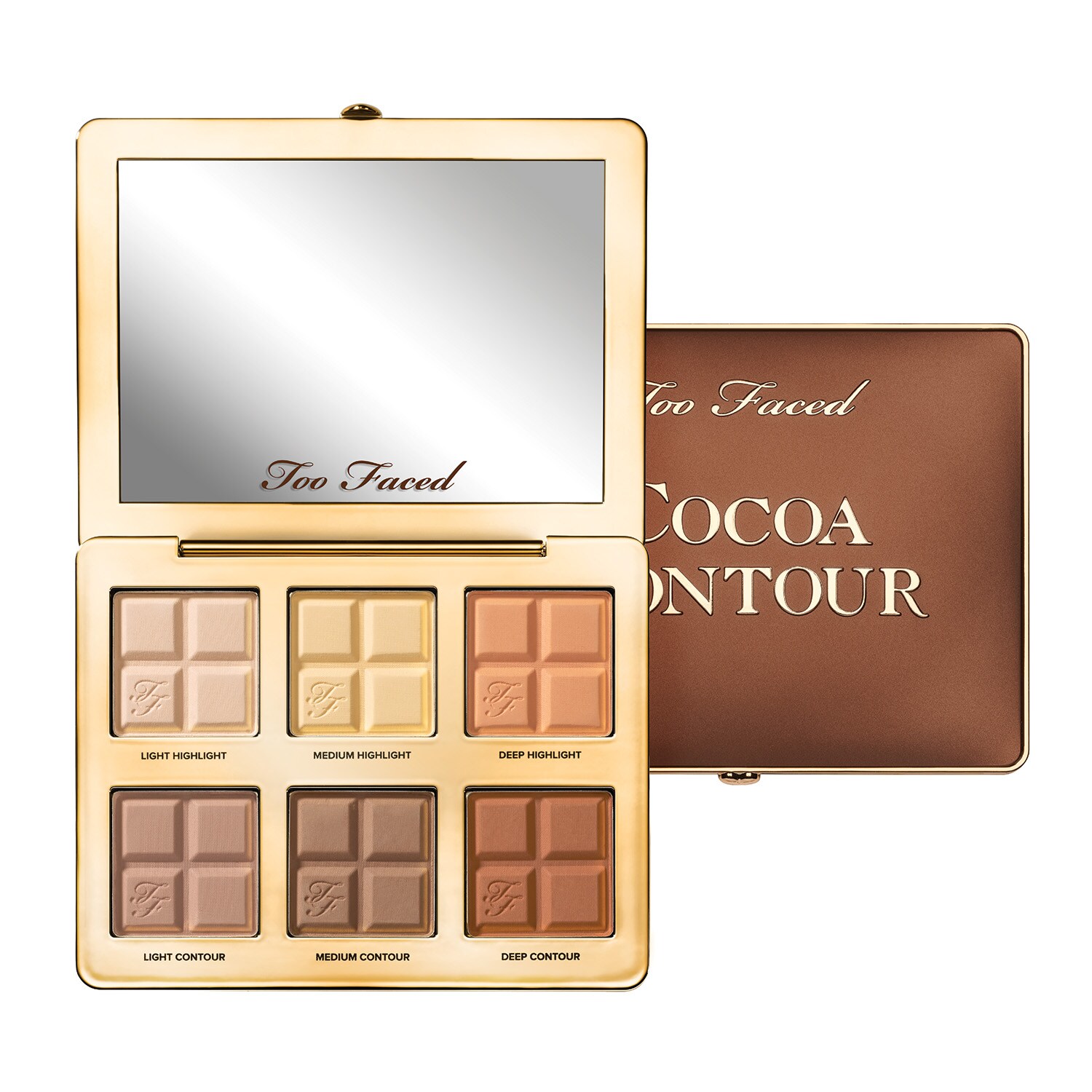 Cocoa Contour Palette Palette visage contouring et highlighter de TOO