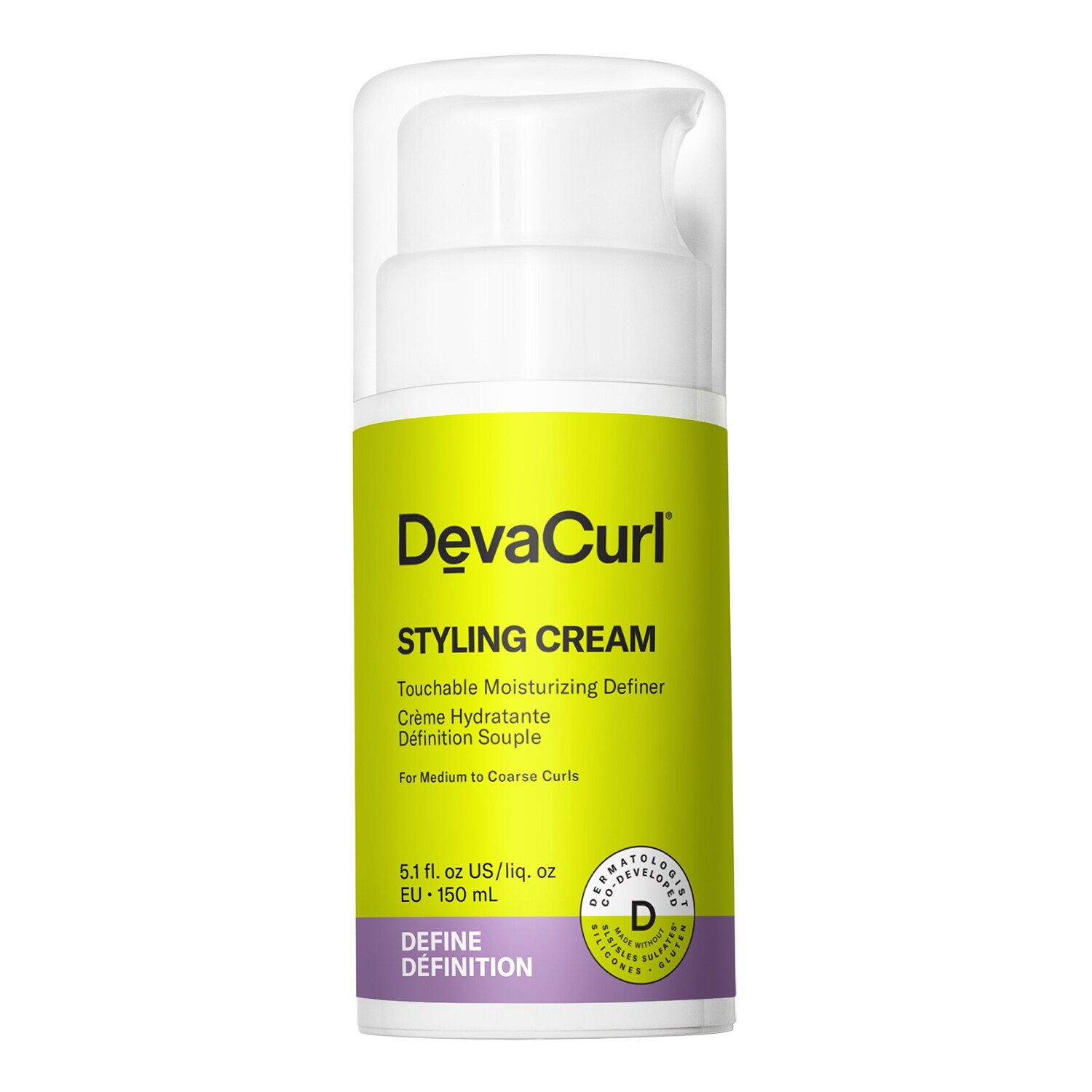 Styling Cream Crème Hydratante pour Cheveux Définition Souple de