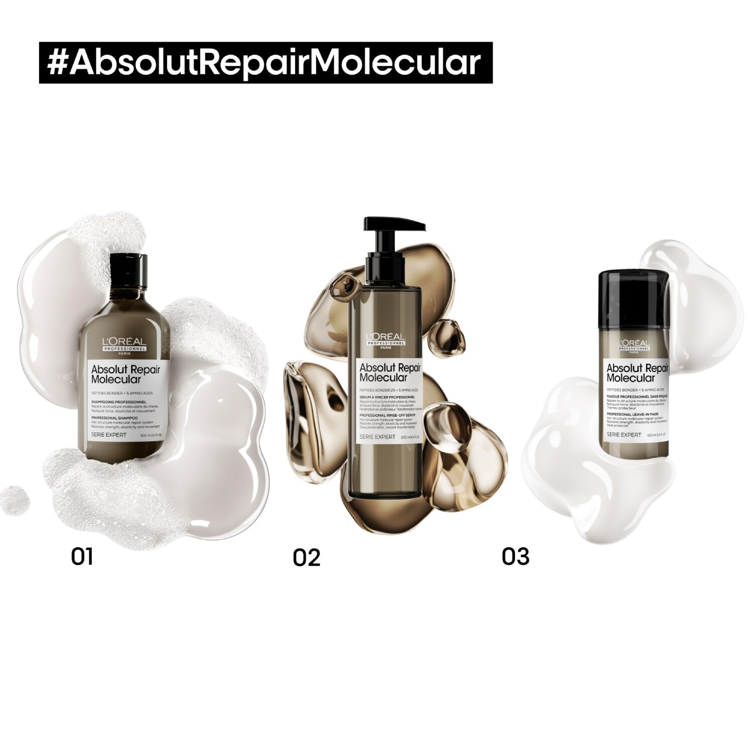Serie Expert Absolut Repair Molecular - Shampoing de L'Oréal ...
