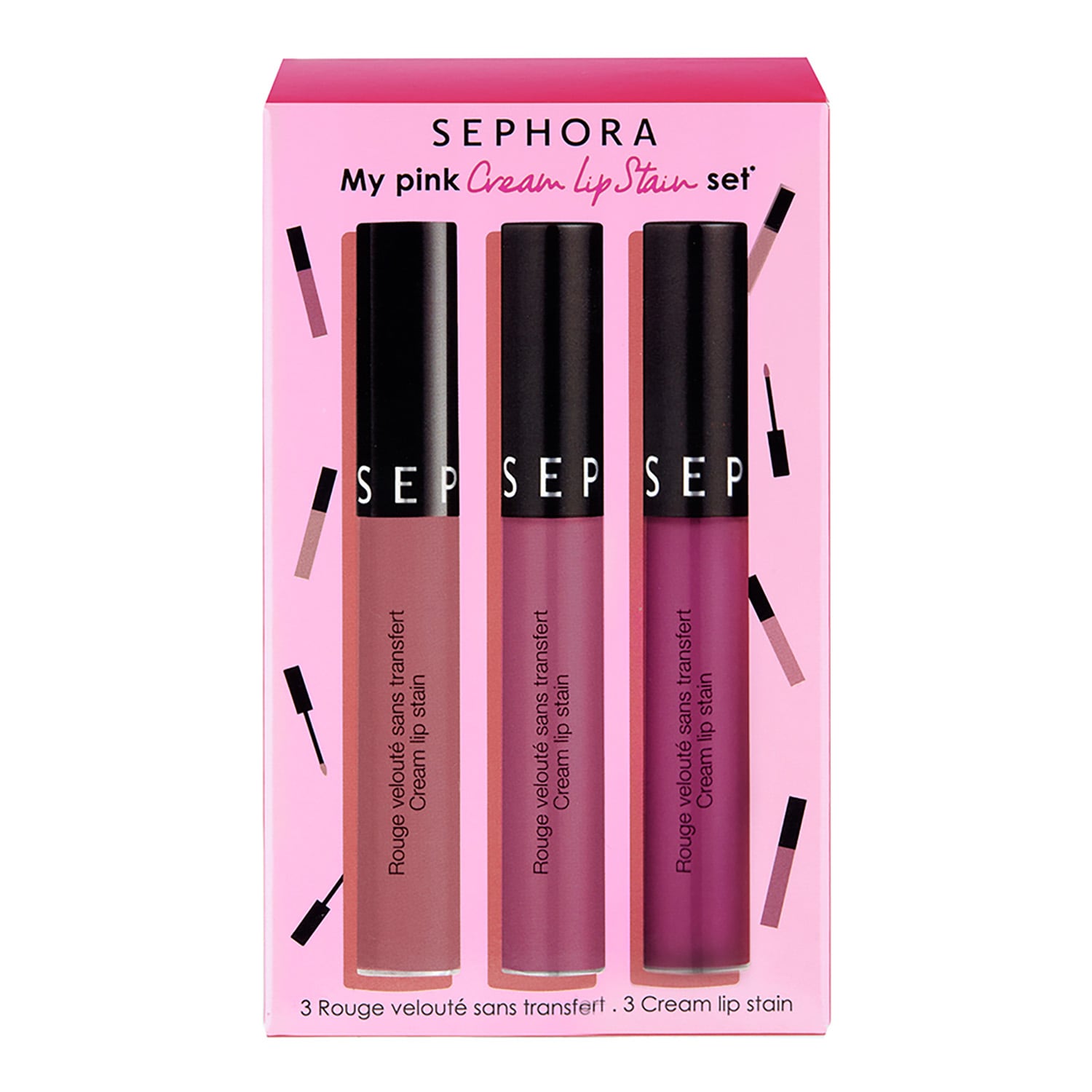 Mon Kit Rose De Cream Lip Stain Coffret Maquillage