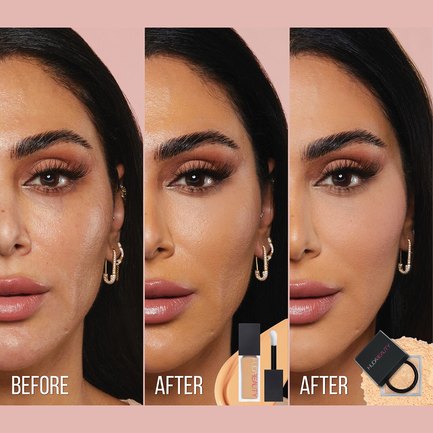 Easy Bake Loose Baking & Setting Powder Poudre Libre de HUDA BEAUTY ≡