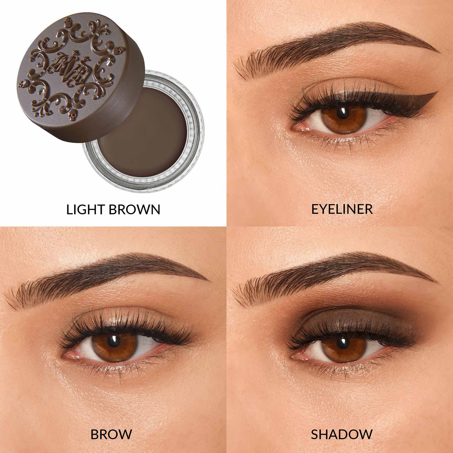 Super Pomade Vegan Eyeliner, Shadow & Brow Pigment Gel à sourcils de