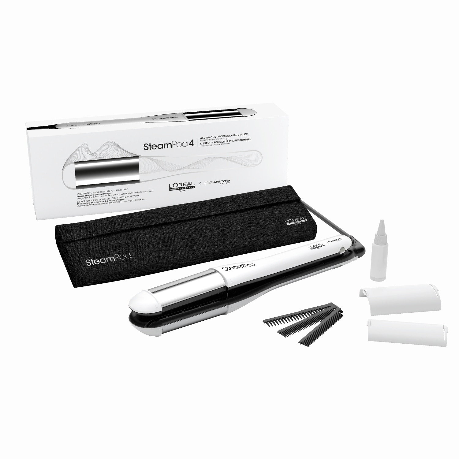 LORAL PROFESSIONNEL STEAMPOD 4 CRME CHEVEUX EPAIS ET SRUMDE