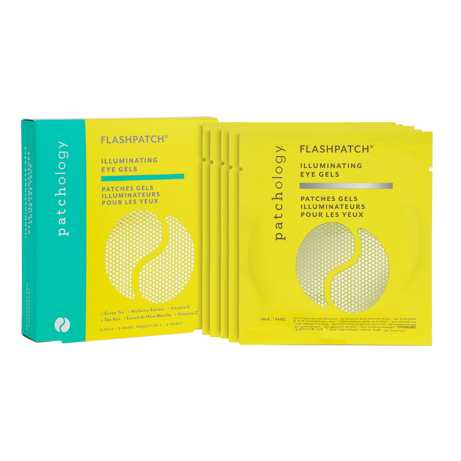 FlashPatch Illuminating Eye Gels Patches gels illuminateurs pour les