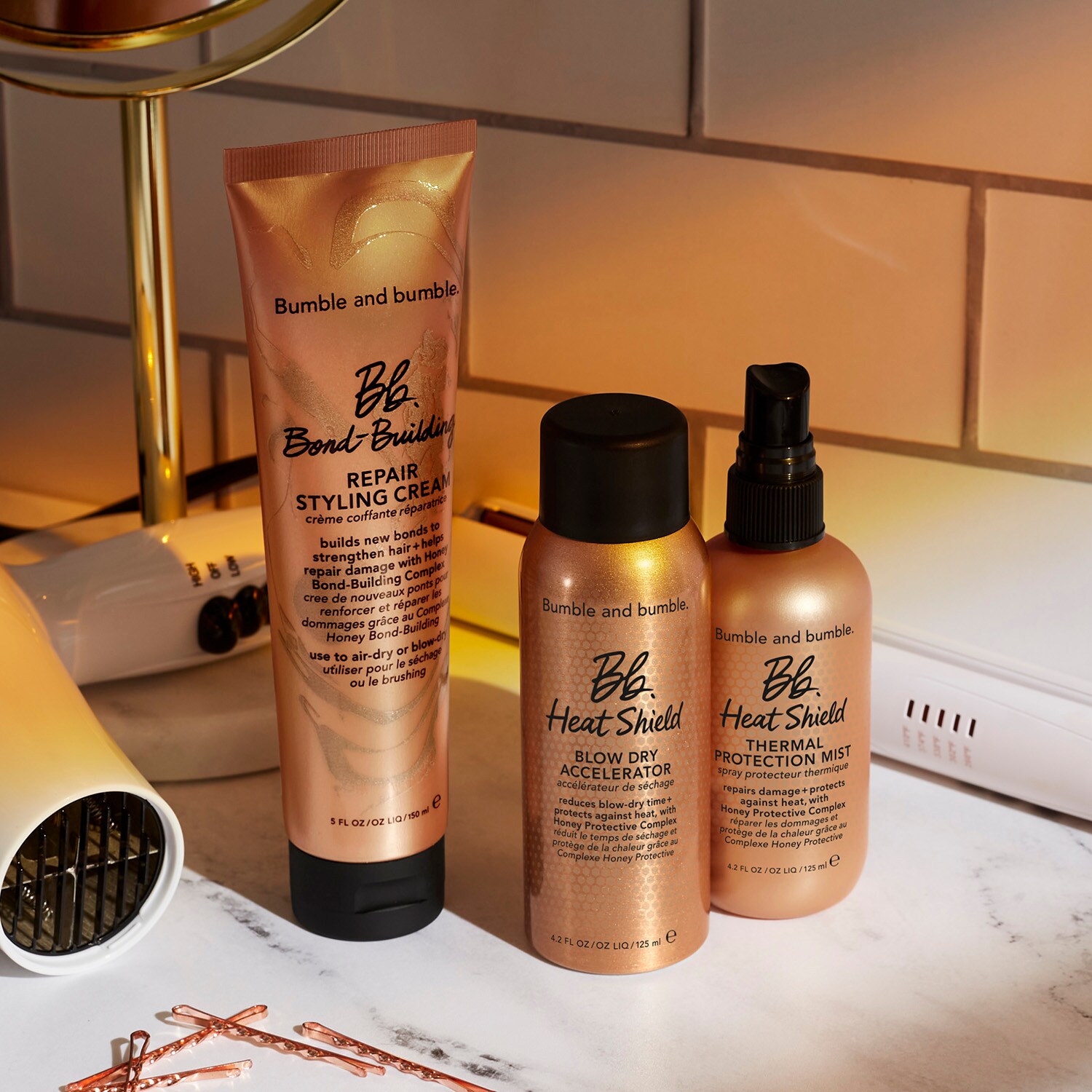 Bb. Heat Shield Thermal Protection Mist Spray protecteur thermique de