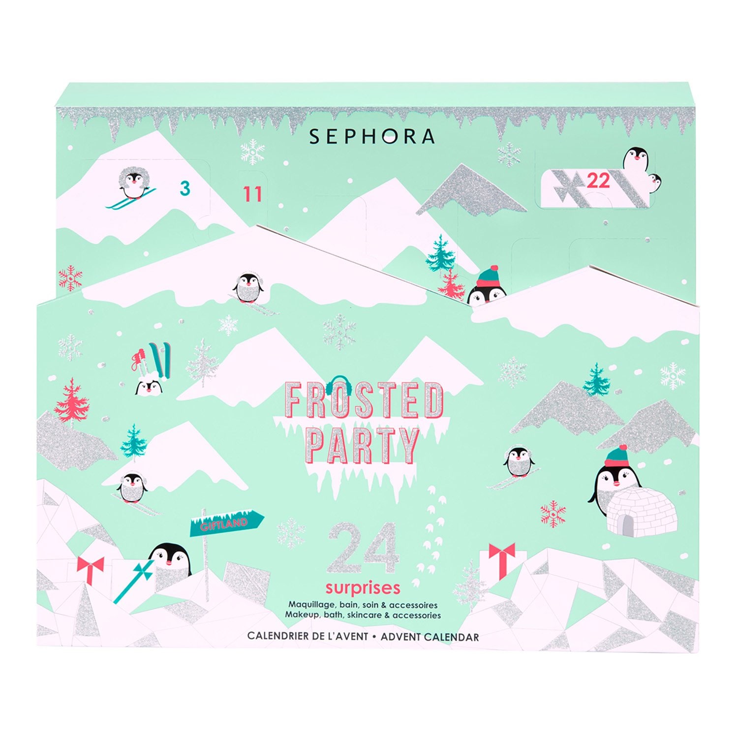 Calendrier de l'avent Frosted Party - Coffret cadeau de SEPHORA