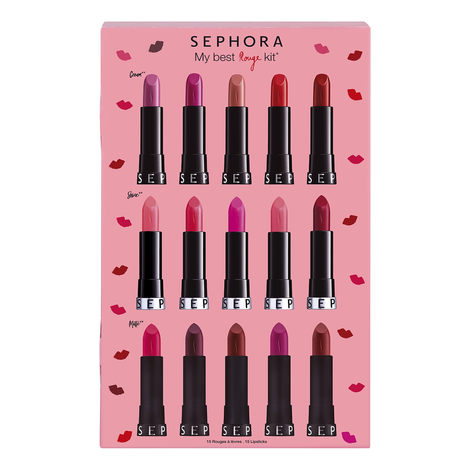 My Best Rouge Kit Coffret Rouge à Lèvres Sephora Rouge